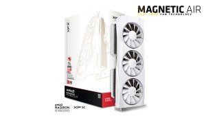 XFX Quicksilver AMD Radeon RX 9070XT White Magnetic Air Edition